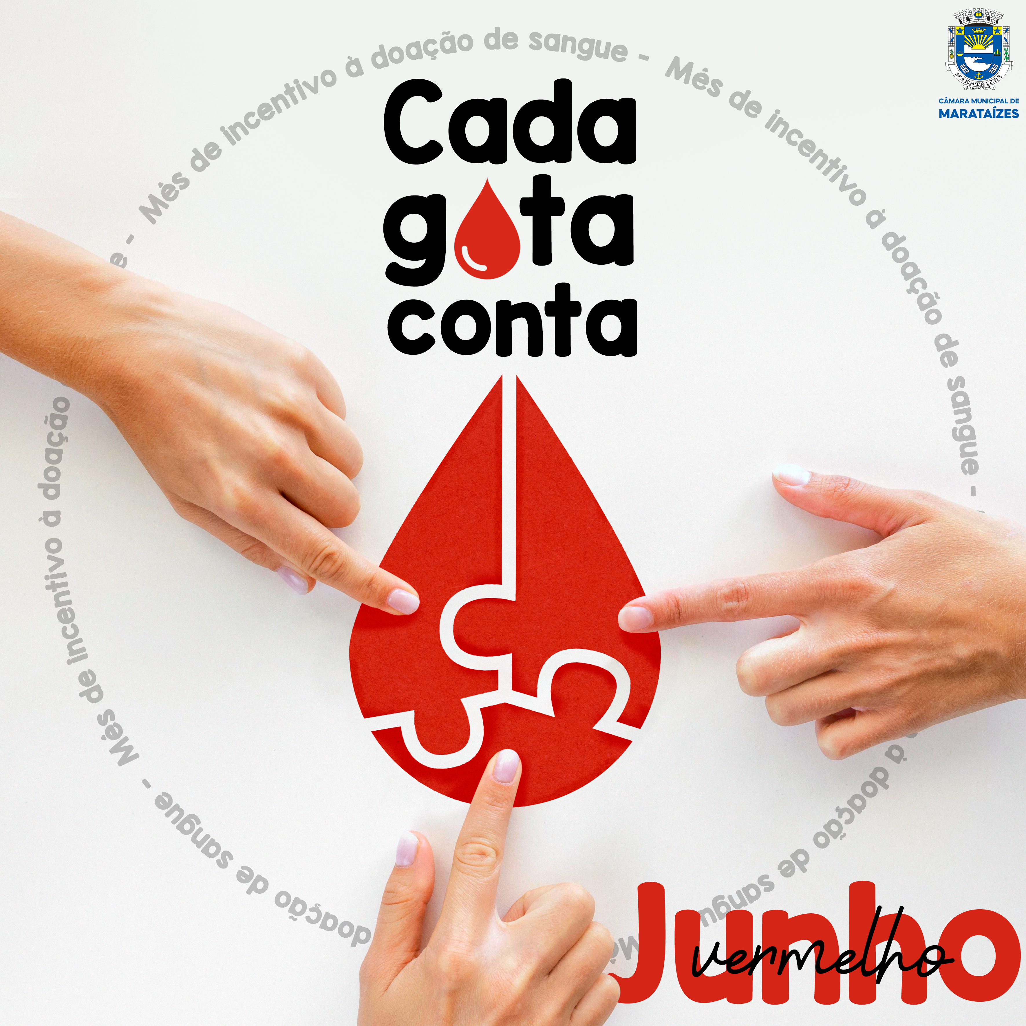Foto da notícia:  CÂMARA MUNICIPAL DE MARATAÍZES ADERE A CAMPANHA “JUNHO VERMELHO” PELO TERCEIRO ANO