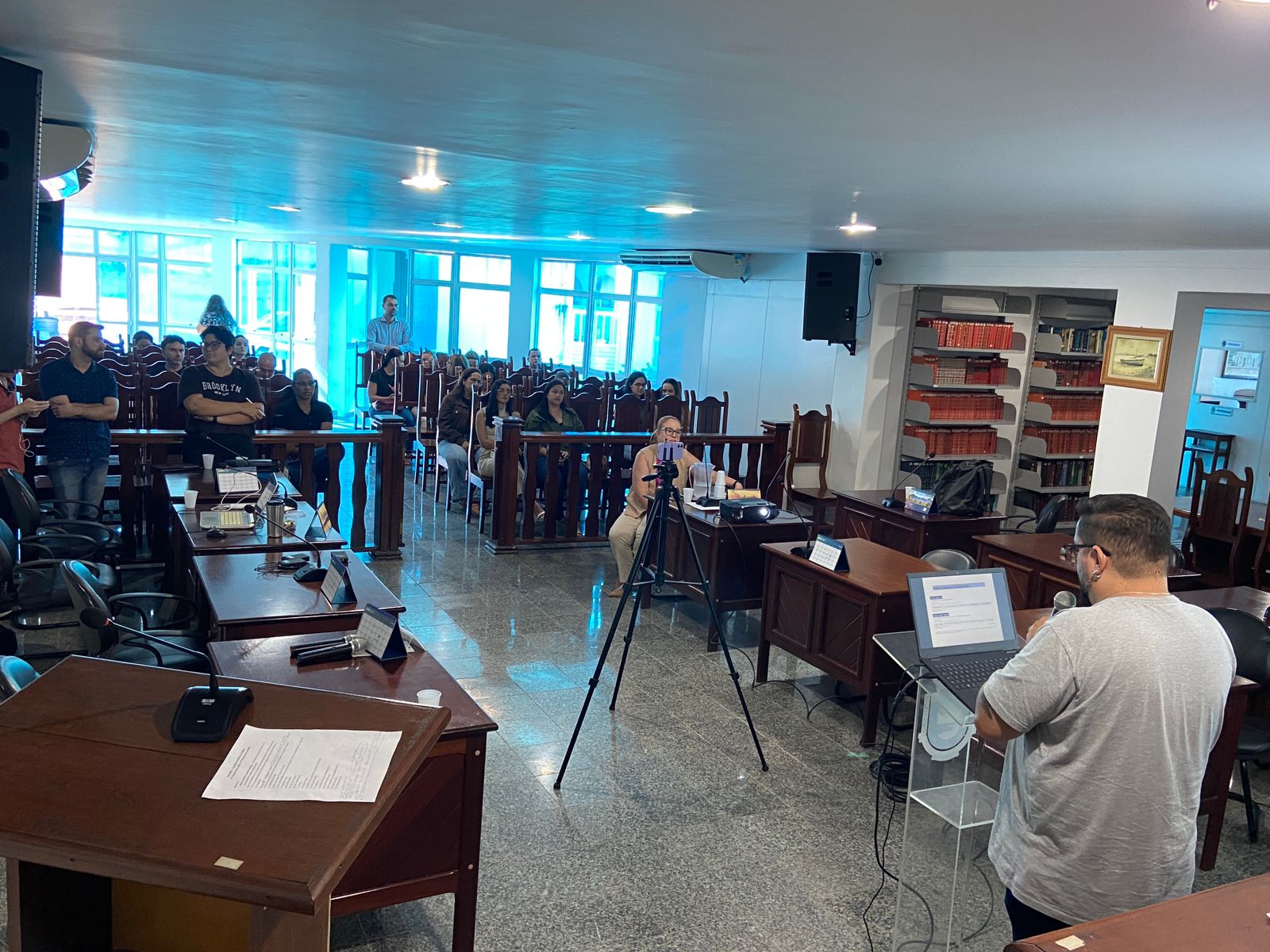 Foto da notícia: AUDIÊNCIA PÚBLICA DE PRESTAÇÃO DE CONTAS DA SECRETARIA DE SAÚDE DO DIA 23 DE JULHO DE 2025